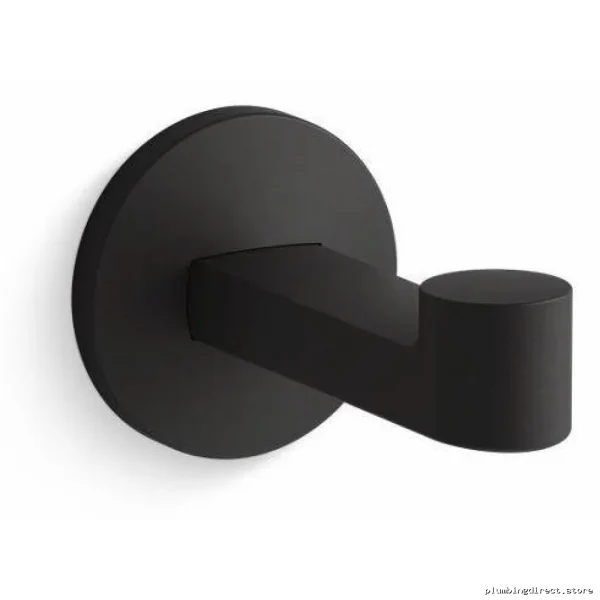Kohler Matte Black Wall Hook for Robes 78378-BL Bathroom Hardware