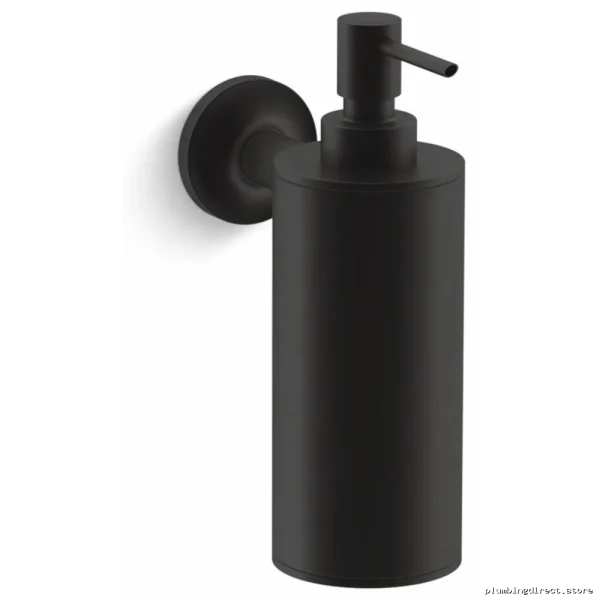 Kohler Matte Black Wall Mount Soap Dispenser with Lotion Pump 14380-BL