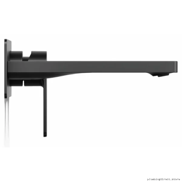 Kohler Matte Black Wall Mount Bathroom Faucet - Parallel Collection Single-Handle Modern Design 22567-4-BL - Image 4