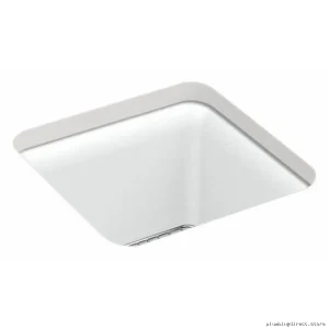 Kohler Matte White Under Mount Kitchen Bar Sink