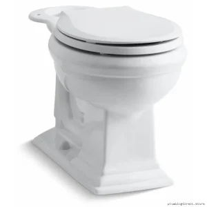 Kohler Memoirs Tall Round Front Toilet Bowl - White