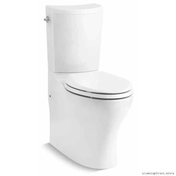 Kohler Tall Elongated Dual Flush Toilet - White 2-Piece (No Seat) 75790-0 - Image 3