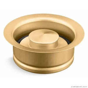 Stopper Included Sink Flange - Vibrant Brushed Modern Brass Kohler 1