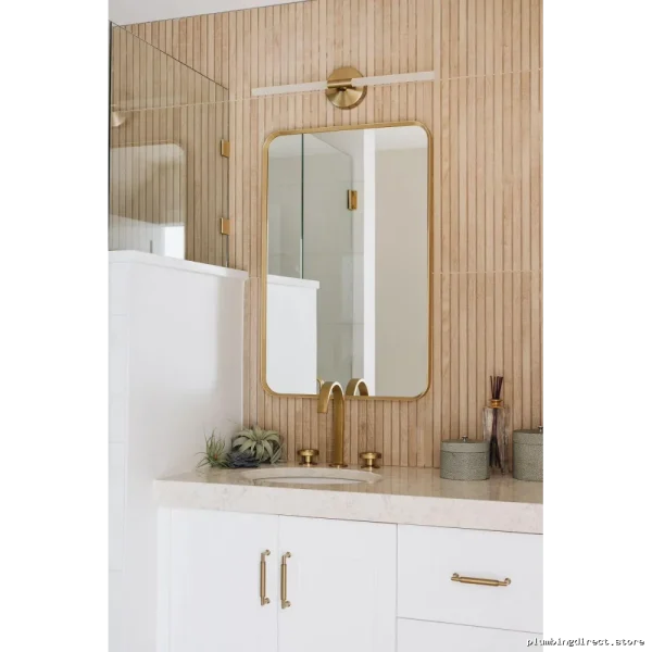 Kohler 26052-BNL Modern Rectangular Mirror - 22x34 Inches Brushed Nickel Finish