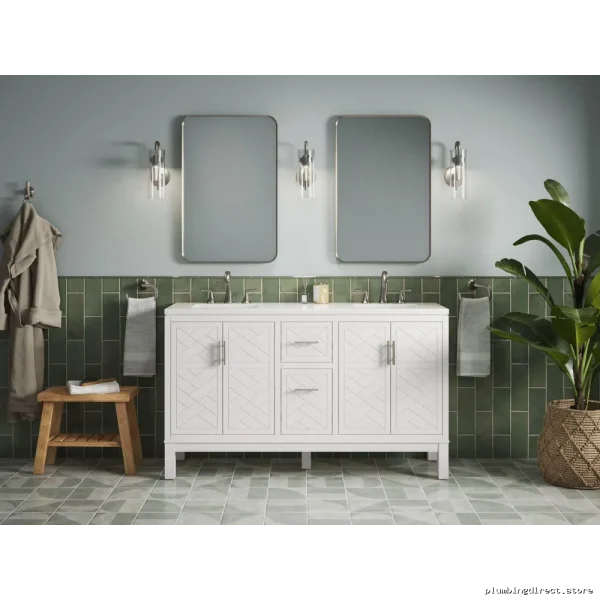 Kohler 26052-BNL Modern Rectangular Mirror - 22x34 Inches Brushed Nickel Finish - Image 3