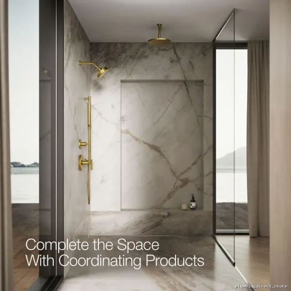 Kohler Moderne Brass Handheld Showerhead 1.75 GPM 2-Spray Settings - Image 2