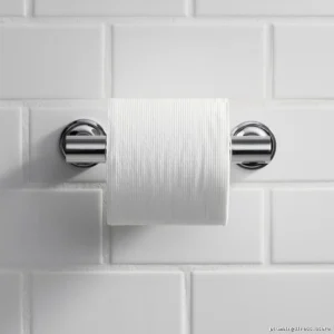 Kohler Moderne Brass Toilet Paper Holder - Pivoting Brushed Finish
