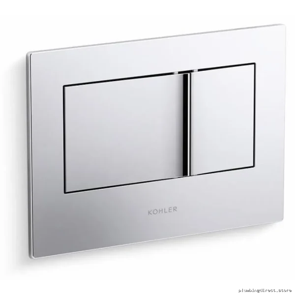 Kohler Polished Chrome Bevel Flush Plate for 2x4 In-Wall Actuator