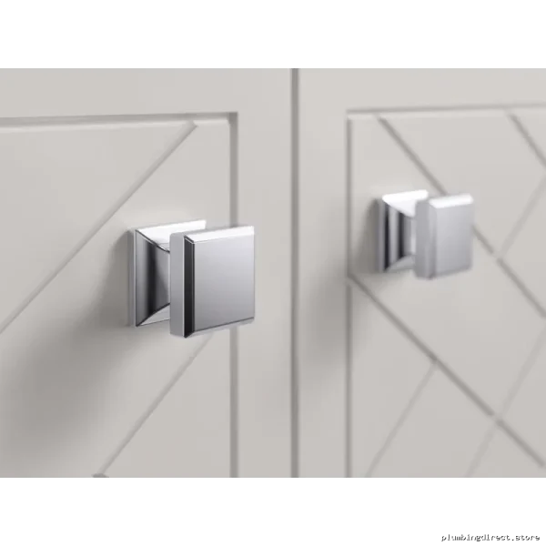 Kohler Polished Chrome Cabinet Knob - Modern Design for Cabinets