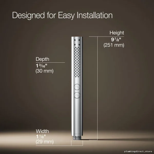 Kohler Polished Chrome Handheld Showerhead 1.75 GPM Multi-Spray - Image 4