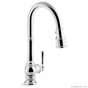 Kohler Polished Chrome Pull-Down Kitchen Faucet with Sprayer 99259-CP