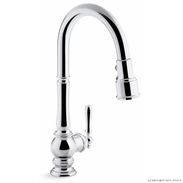 Kohler Polished Chrome Pull-Down Kitchen Faucet with Sprayer 99259-CP
