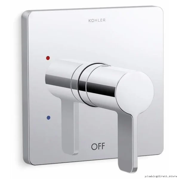 Kohler TS23501-4-CP Polished Chrome Parallel Rite-Temp Shower Valve Trim