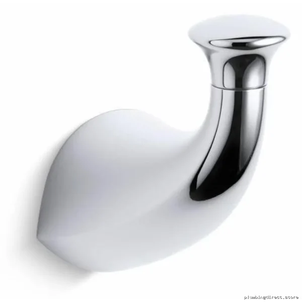 Kohler Polished Chrome Robe Hook - Modern Bathroom Wall Hanger 37055-CP - Image 2