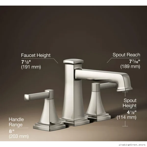 Deck-Mounted Tub Faucet Trim - Vibrant Polished Nickel Finish T27405-4-SN Kohler - Image 3