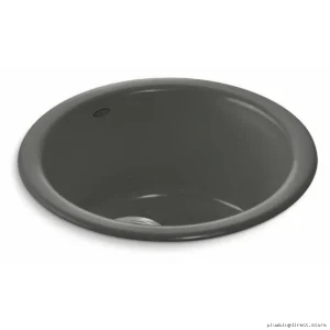 Kohler Porto Fino Modern Dual Mount Bar Sink in Thunder Grey | Model Number: 6565-58