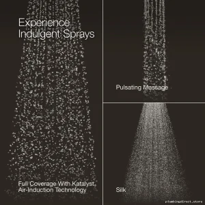 Kohler Purist 3-Function Water-Efficient Shower Head in Polished Chrome (22170-CP) - 2.5 GPM