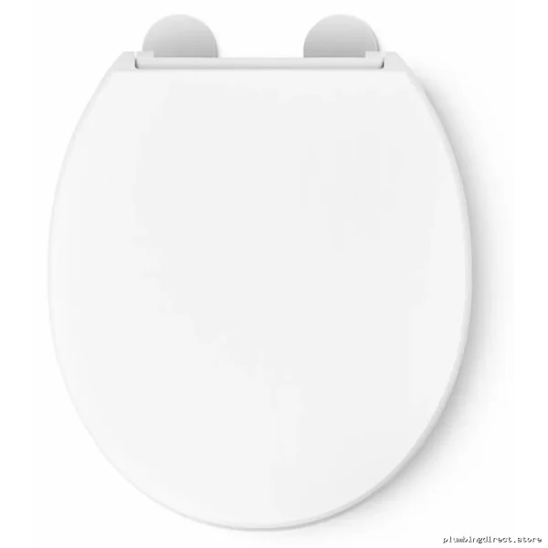 Kohler Quiet-Close Elevated Round Front Toilet Seat - White 25876-0 - Image 4