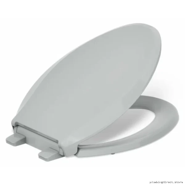 Kohler Quiet Close Elongated Toilet Seat with Nightlight Ice Grey 75796-RL-95 - Image 3