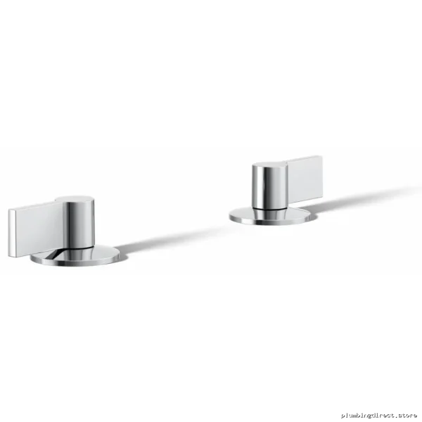 Kohler Bathroom Faucet Lever Handles - Polished Chrome Replacement for 77974-4-CP - Image 2
