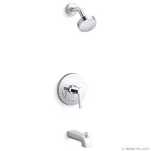 Kohler Rite-Temp Polished Chrome Tub & Shower Trim