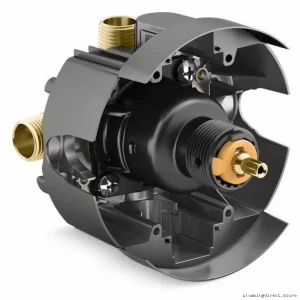 Kohler Rite-Temp Pressure-Balanced Valve (P8304KNA) - Copper-Fit Shower Safety Control