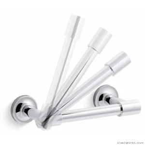 Rose Gold Pivoting Toilet Paper Holder with Easy Access - Kohler 14377-RGD