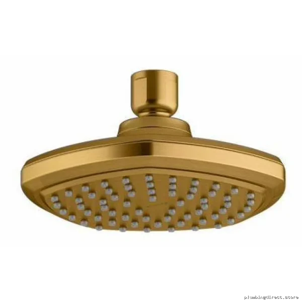 Kohler Occasion Single Function Shower Head – Modern Finish with Vibrant Brushed Brass Design #Model# - Image 3