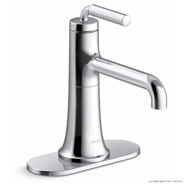 Kohler Polished Chrome Single Hole Bathroom Faucet - Sleek Design 27415-4K-CP - Image 3