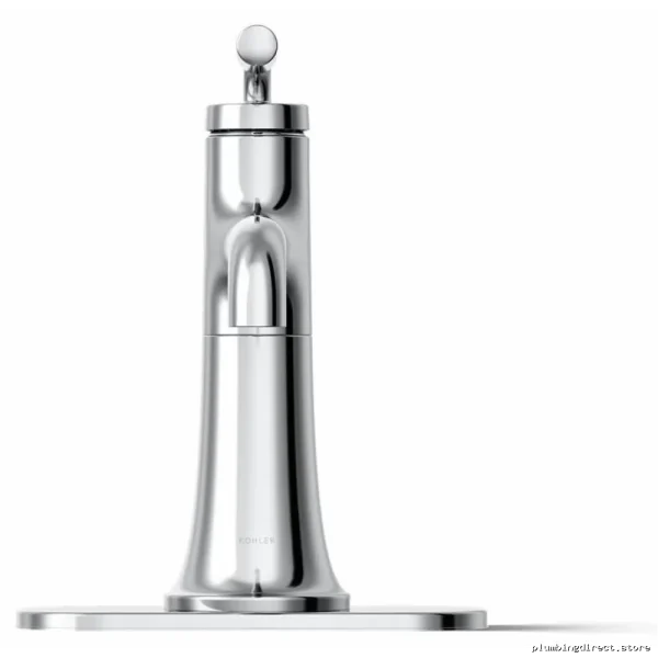 Kohler Polished Chrome Single Hole Bathroom Faucet - Sleek Design 27415-4K-CP