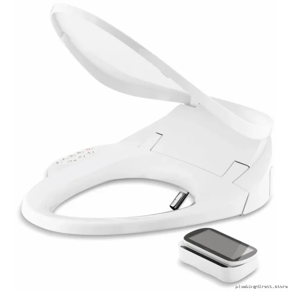 Kohler Elongated Smart Bidet Toilet Seat with PureWash Tech - White