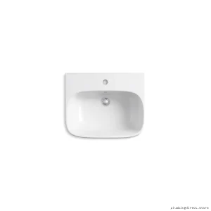 Kohler Space-Saving Wall-Mount Sink - White Model 77767-1-0