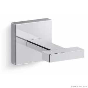 Kohler Square Bathroom Robe Hook - Polished Chrome Finish Model #23290-CP