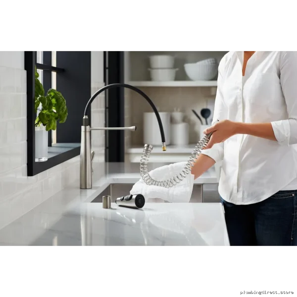 Kohler Stainless Steel Pull Down Kitchen Faucet with Spring Spray 22033-VS - Image 4