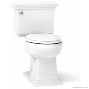Kohler Stately Tall 2-Piece Elongated Toilet 1.28 GPF Less Seat - White