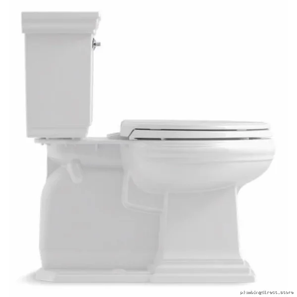 Kohler Stately Tall 2-Piece Elongated Toilet 1.28 GPF Less Seat - White - Image 2