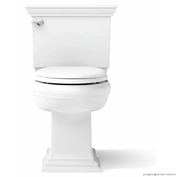 Kohler Stately Tall 2-Piece Elongated Toilet 1.28 GPF Less Seat - White - Image 3