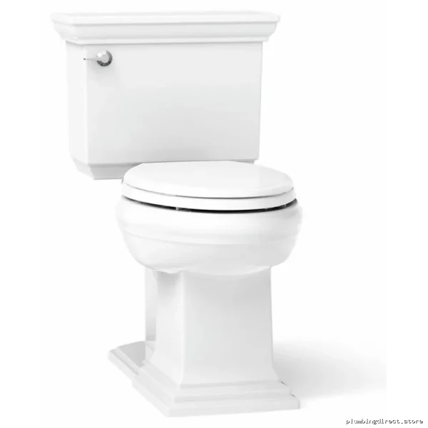 Kohler Stately Tall 2-Piece Elongated Toilet 1.28 GPF Less Seat - White - Image 4