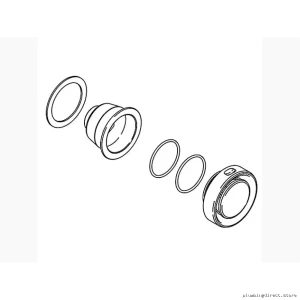 Kohler Steam Shower Head Replacement Kit 1262603-CP