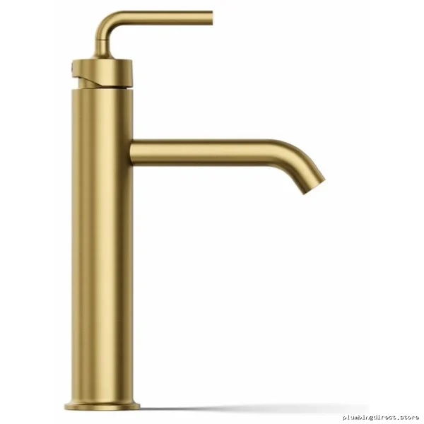 Kohler 14404-4A-2MB Tall Single-Hole Bathroom Faucet with Vibrant Brushed Moderne Brass Finish - Image 3