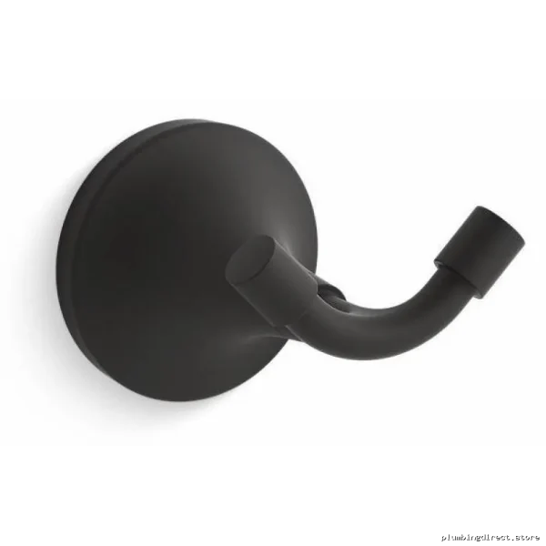 Tone Bathroom Matte Black Robe Hook - 27427-BL Kohler
