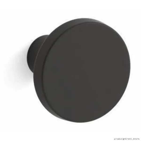 Modern Matte Black Kitchen Cabinet Knob by Kohler Tone - Model #24437BL