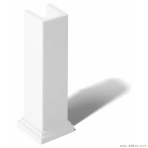 Kohler Tresham Stylish White Pedestal Leg (2767-0) - Modern Bathroom Fixture