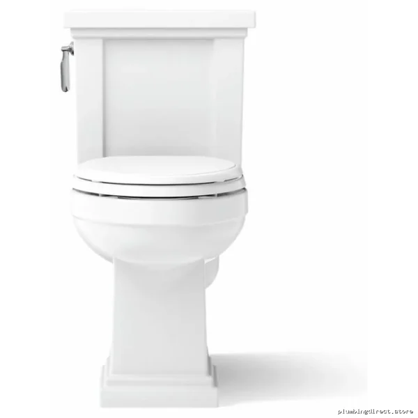 Kohler Tresham Tall Elongated Toilet 1.28 GPF Two-Piece Without Seat - White 3950-0 - Image 2