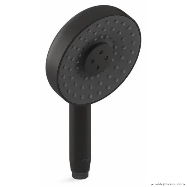 Kohler Bold Round Design Triple Spray Matte Black Hand Shower - Image 4