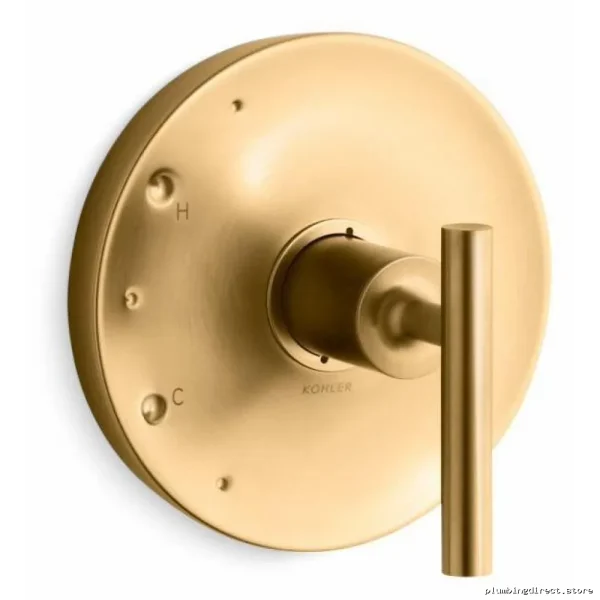 Kohler TS14423-4-2MB Rite-Temp Valve Trim - Lever Handle in Vibrant Brushed Moderne Brass