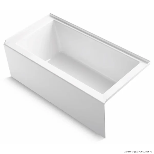 Kohler Underscore Style 60x30 Alcove Bathtub with Right Hand Drain - White - Image 2