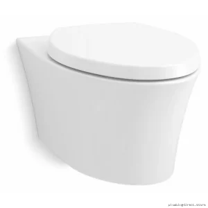 Kohler Veil Wall Hung Compact Toilet - Space-Saving White Bowl