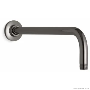 Kohler Wall Mount Rain Shower Arm & Flange - Vibrant Titanium Finish