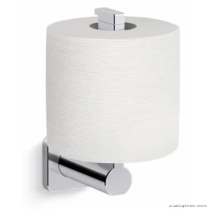 Kohler Modern Polished Chrome Dual Roll Wall-Mounted Toilet Paper Holder
